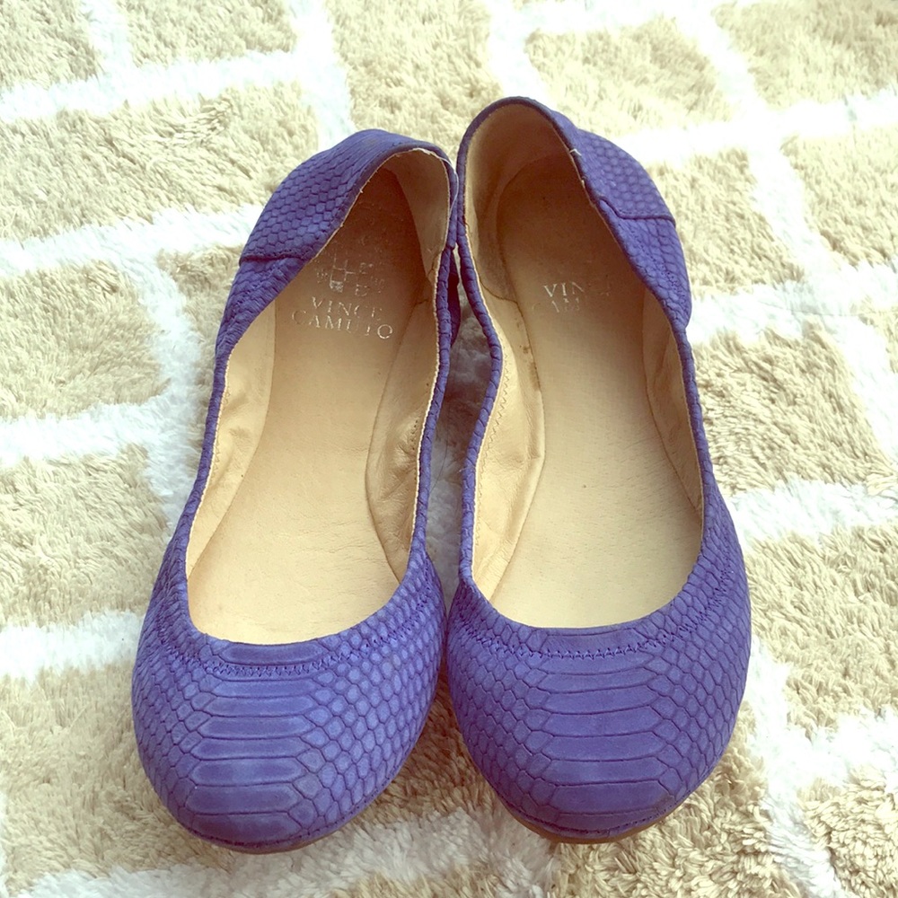 Vince Camuto Blue Flats